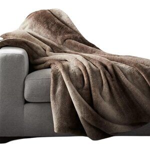 Member's Mark Luxury Faux Fur Throw 60" x 70" - Wolf